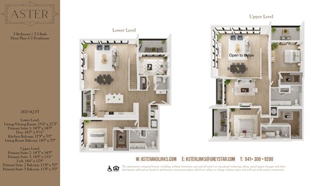 a floor plan of a residence is shown in this rendering